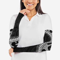 Monotone Polynesian Starfish Unique Pattern Arm Sleeves LT01 - Polynesian Pride