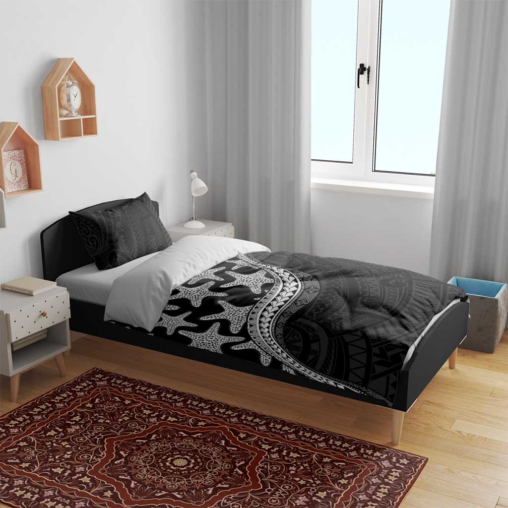 Monotone Polynesian Starfish Unique Pattern Bedding Set LT01 - Polynesian Pride