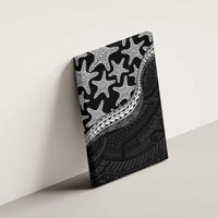 Monotone Polynesian Starfish Unique Pattern Canvas Wall Art LT01 - Polynesian Pride