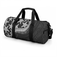 Monotone Polynesian Starfish Unique Pattern Duffle Bag
