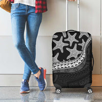 Monotone Polynesian Starfish Unique Pattern Luggage Cover LT01 - Polynesian Pride