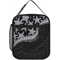 Monotone Polynesian Starfish Unique Pattern Lunch Bag