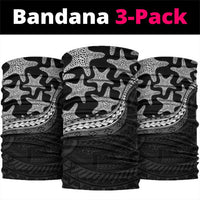 Monotone Polynesian Starfish Unique Pattern Neck Gaiter