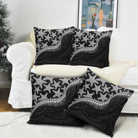 Monotone Polynesian Starfish Unique Pattern Pillow Cover LT01 - Polynesian Pride