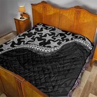 Monotone Polynesian Starfish Unique Pattern Quilt LT01 - Polynesian Pride