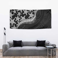 Monotone Polynesian Starfish Unique Pattern Tapestry LT01 - Polynesian Pride