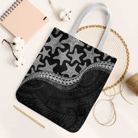 Monotone Polynesian Starfish Unique Pattern Tote Bag