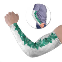 Hawaii Tropical Leaves Arm Sleeves Polynesian Pattern
