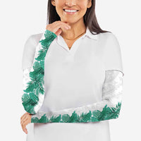 Hawaii Tropical Leaves Arm Sleeves Polynesian Pattern