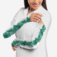 Hawaii Tropical Leaves Arm Sleeves Polynesian Pattern