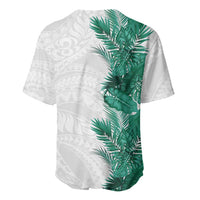 Hawaii Tropical Leaves Baseball Jersey Polynesian Pattern LT01 - Polynesian Pride