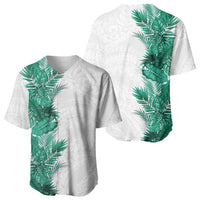 Hawaii Tropical Leaves Baseball Jersey Polynesian Pattern LT01 - Polynesian Pride
