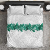 Hawaii Tropical Leaves Bedding Set Polynesian Pattern