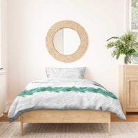 Hawaii Tropical Leaves Bedding Set Polynesian Pattern