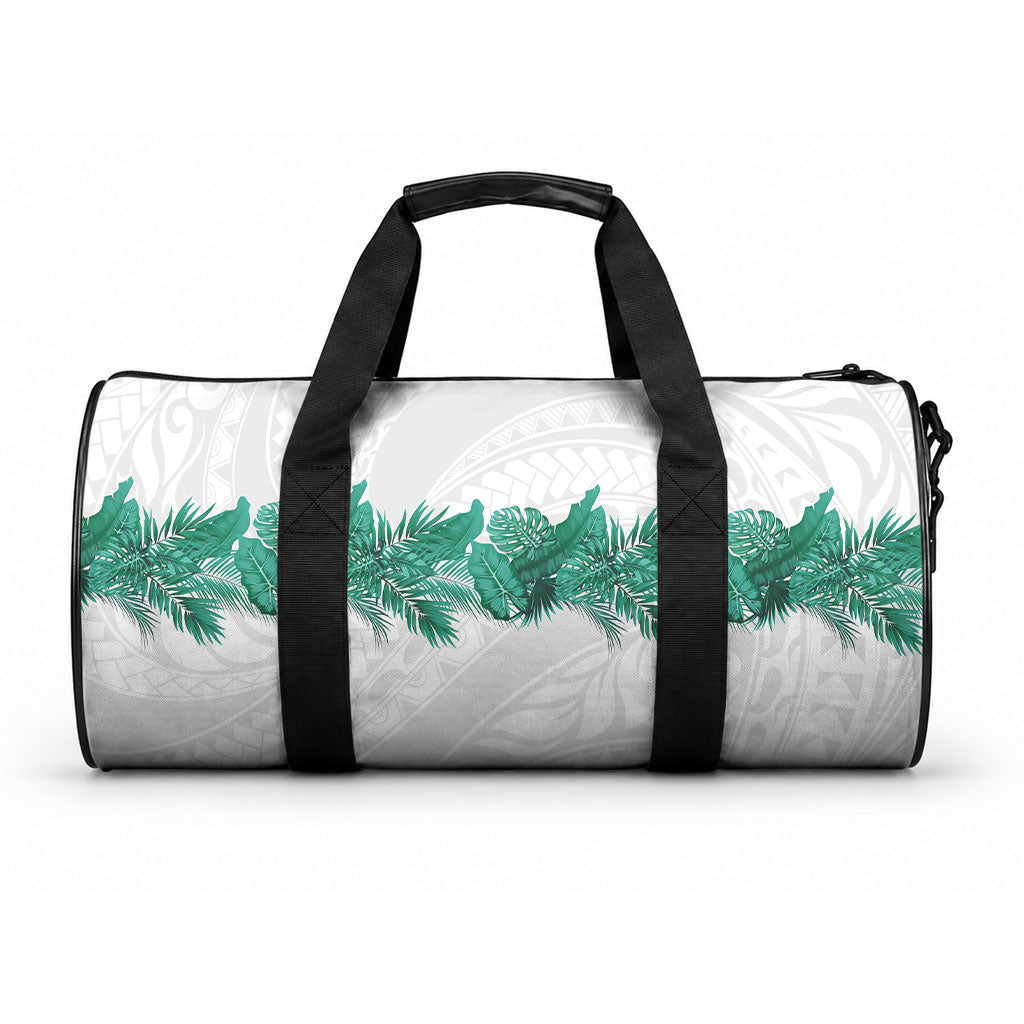Hawaii Tropical Leaves Duffle Bag Polynesian Pattern