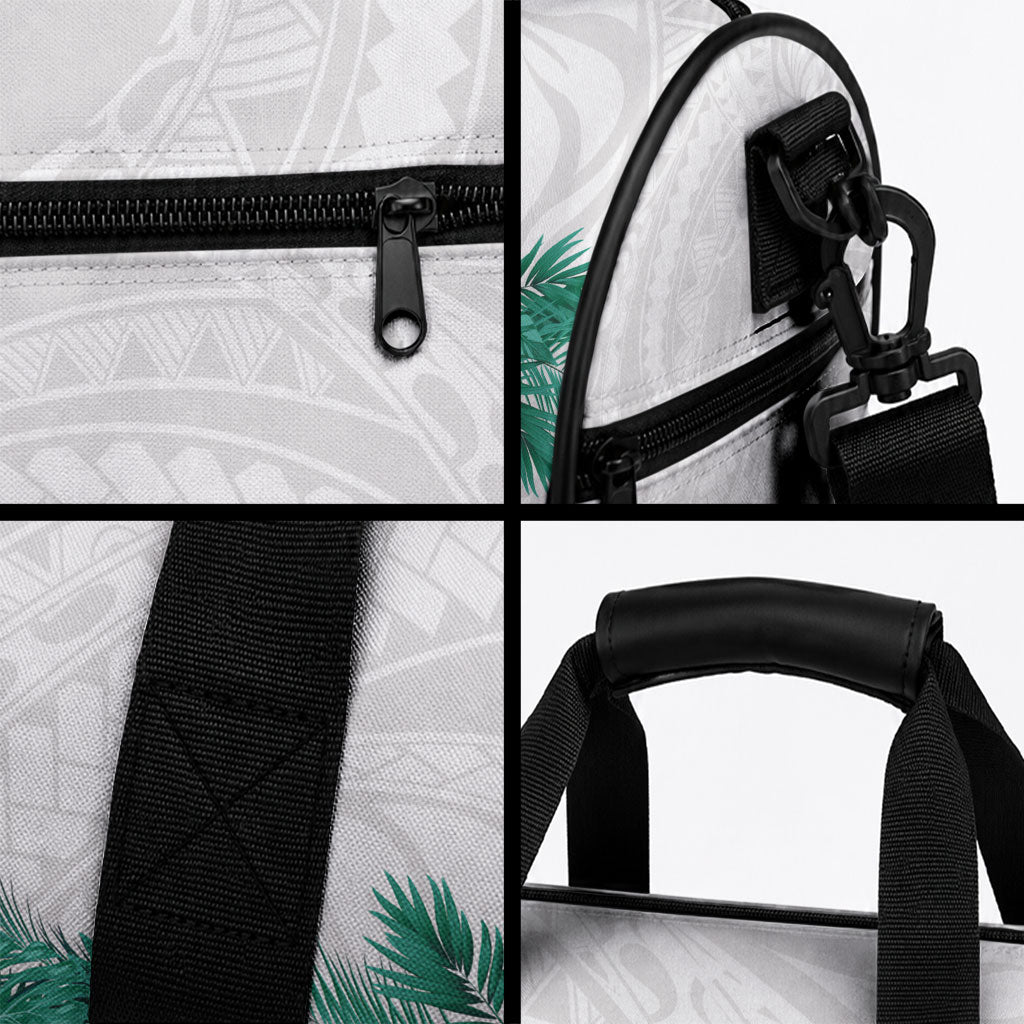Hawaii Tropical Leaves Duffle Bag Polynesian Pattern