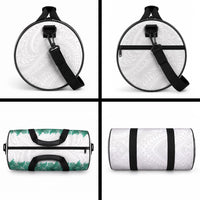 Hawaii Tropical Leaves Duffle Bag Polynesian Pattern