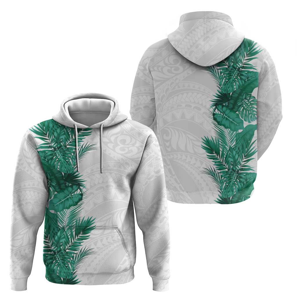 Hawaii Tropical Leaves Hoodie Polynesian Pattern LT01 - Polynesian Pride