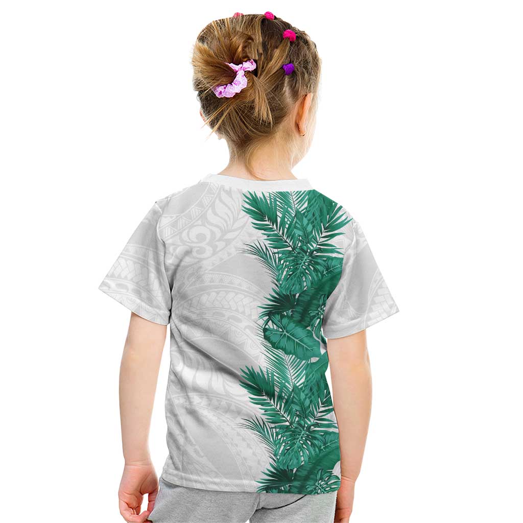 Hawaii Tropical Leaves Kid T Shirt Polynesian Pattern LT01 - Polynesian Pride