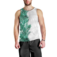 Hawaii Tropical Leaves Men Tank Top Polynesian Pattern LT01 - Polynesian Pride