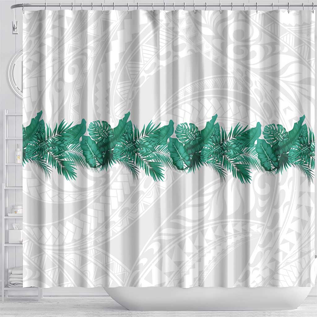 Hawaii Tropical Leaves Shower Curtain Polynesian Pattern LT01 - Polynesian Pride