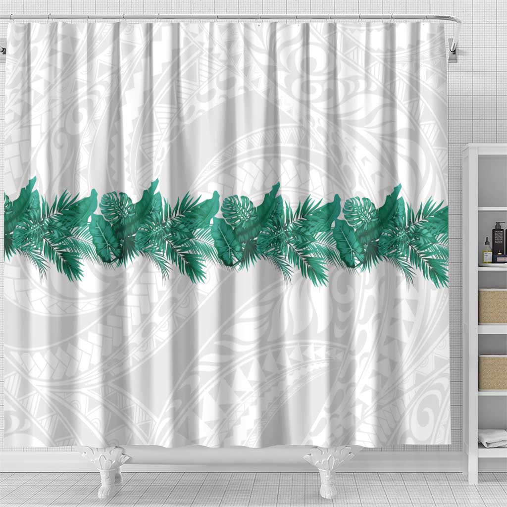 Hawaii Tropical Leaves Shower Curtain Polynesian Pattern LT01 - Polynesian Pride