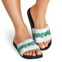 Hawaii Tropical Leaves Slide Sandals Polynesian Pattern LT01 - Polynesian Pride