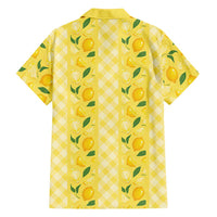 Hawaii Lemon Palaka Hawaiian Shirt Striped Stylized LT01 - Polynesian Pride