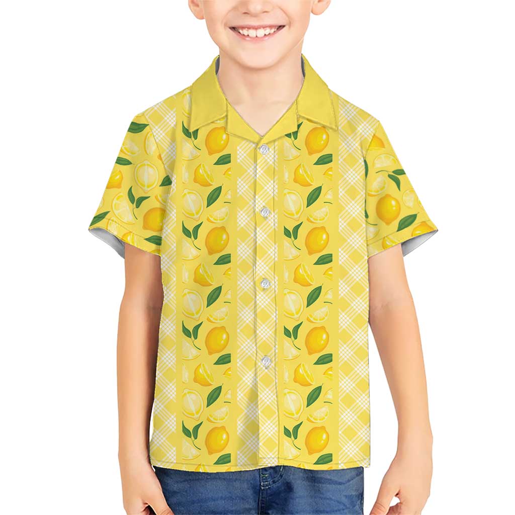 Hawaii Lemon Palaka Hawaiian Shirt Striped Stylized LT01 - Polynesian Pride