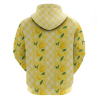 Hawaii Lemon Palaka Hoodie Striped Stylized LT01 - Polynesian Pride
