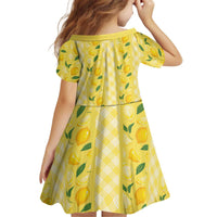 Hawaii Lemon Palaka Kid Short Sleeve Dress Striped Stylized LT01 - Polynesian Pride