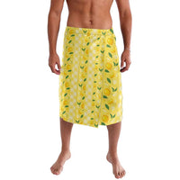Hawaii Lemon Palaka Lavalava Striped Stylized