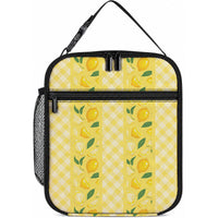 Hawaii Lemon Palaka Lunch Bag Striped Stylized