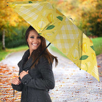 Hawaii Lemon Palaka Umbrella Striped Stylized LT01 - Polynesian Pride