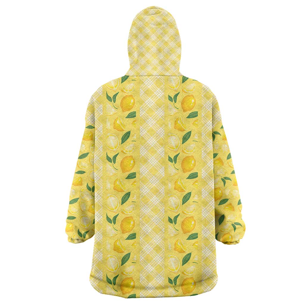 Hawaii Lemon Palaka Wearable Blanket Hoodie Striped Stylized LT01 - Polynesian Pride