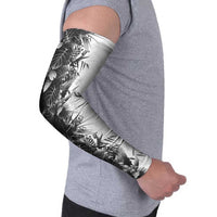 Hawaii Tropical Plant Monochrome Arm Sleeves Vibrant Polynesian Pattern LT01 - Polynesian Pride