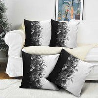 Hawaii Tropical Plant Monochrome Pillow Cover Vibrant Polynesian Pattern LT01 - Polynesian Pride