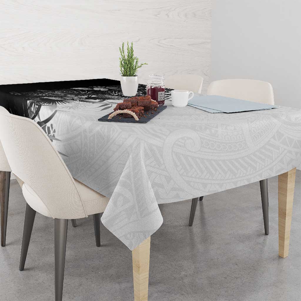 Hawaii Tropical Plant Monochrome Tablecloth Vibrant Polynesian Pattern LT01 - Polynesian Pride