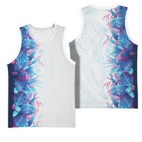Hawaii Tropical Plant UliUli Basketball Jersey Vibrant Polynesian Pattern