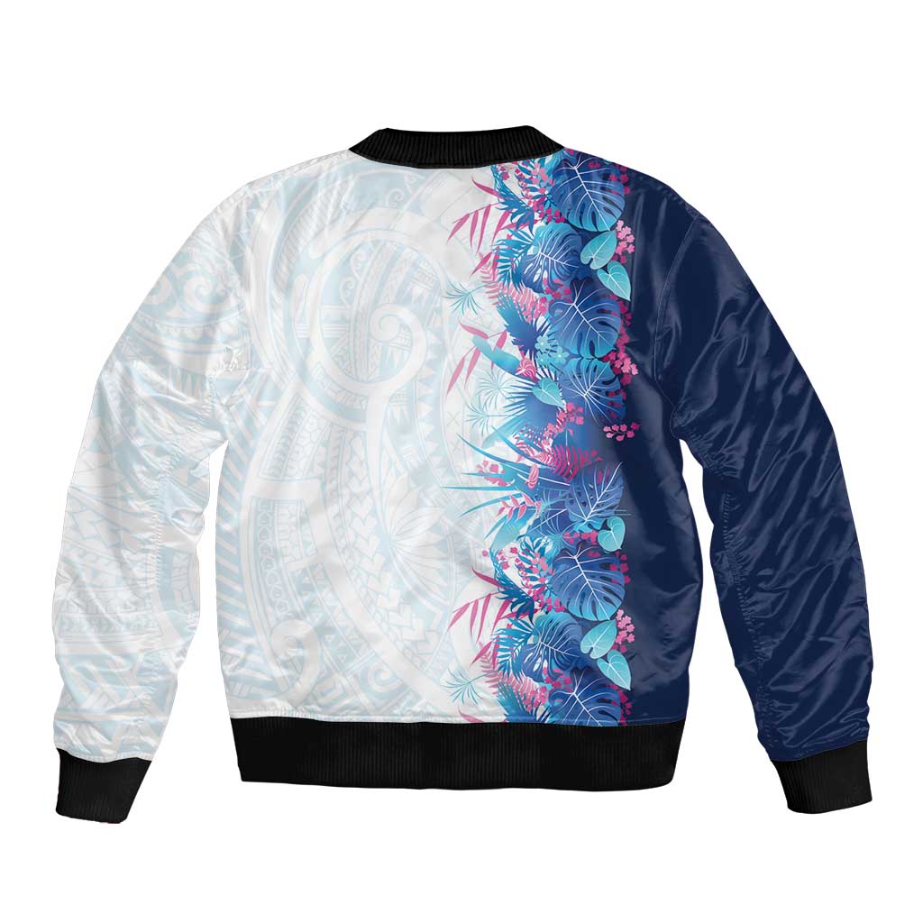 Hawaii Tropical Plant UliUli Bomber Jacket Vibrant Polynesian Pattern LT01 - Polynesian Pride