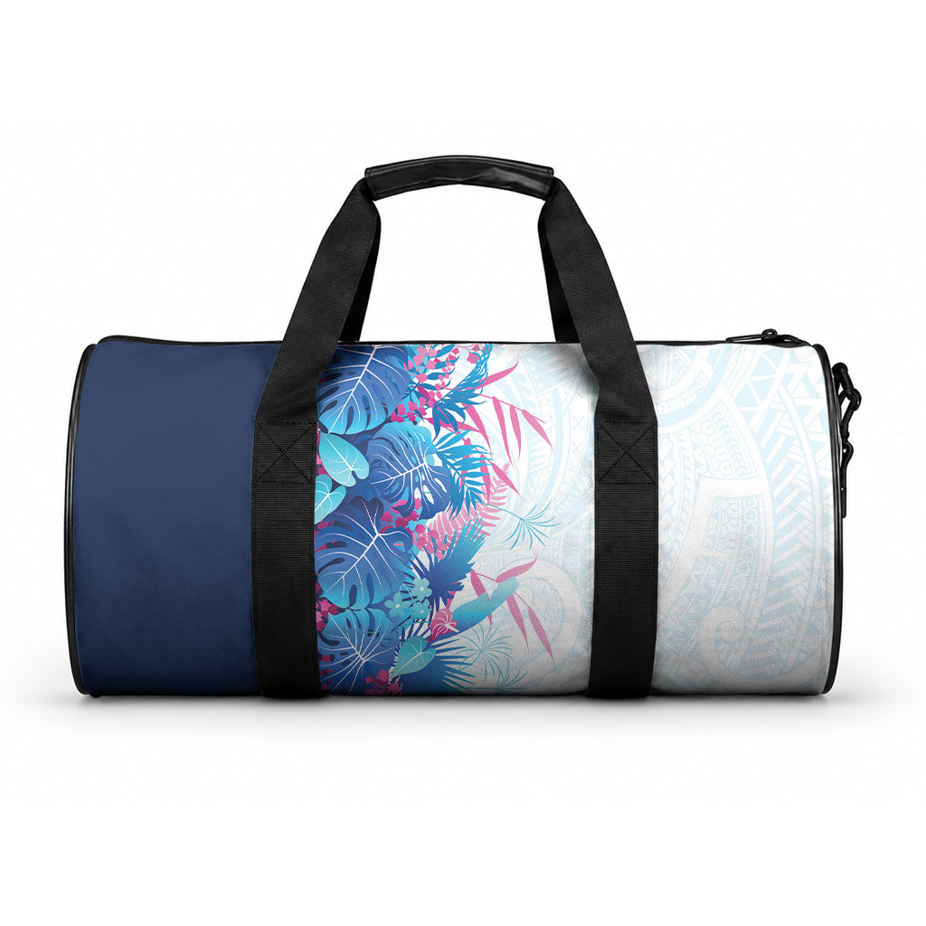 Hawaii Tropical Plant UliUli Duffle Bag Vibrant Polynesian Pattern LT01 One size Blue - Polynesian Pride