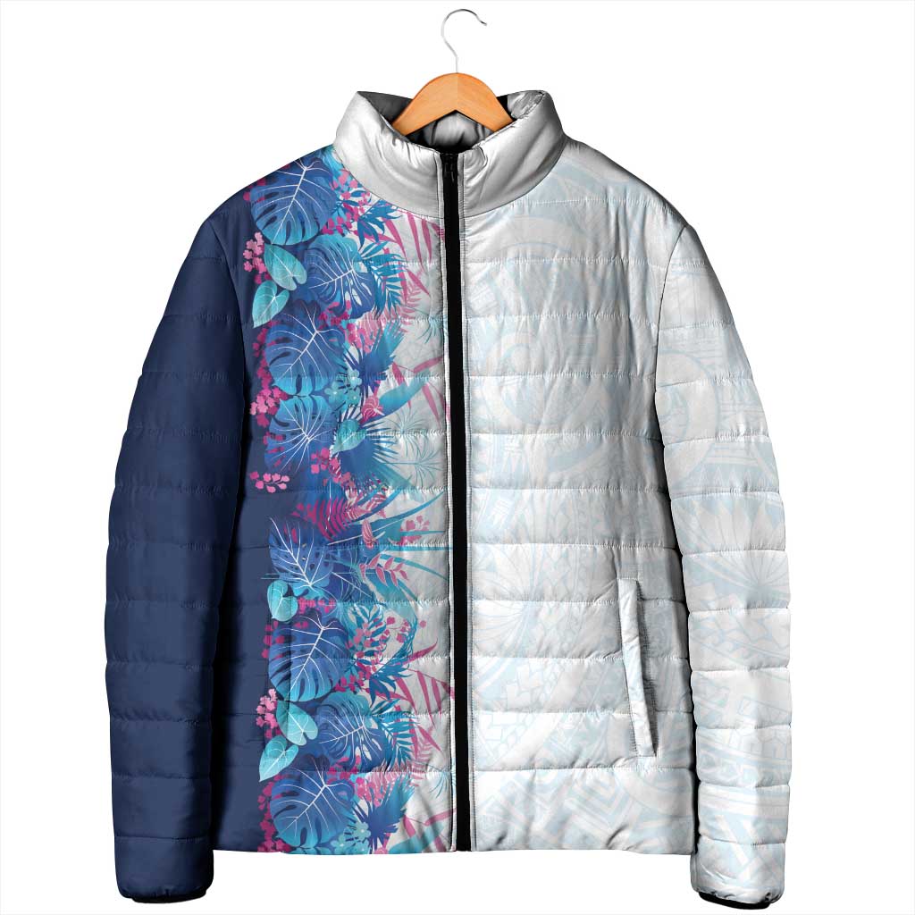 Hawaii Tropical Plant UliUli Padded Jacket Vibrant Polynesian Pattern LT01 - Polynesian Pride