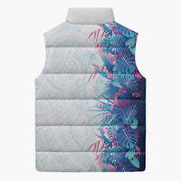 Hawaii Tropical Plant UliUli Sleeveless Puffer Jacket Vibrant Polynesian Pattern LT01 - Polynesian Pride