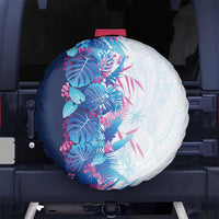 Hawaii Tropical Plant UliUli Spare Tire Cover Vibrant Polynesian Pattern