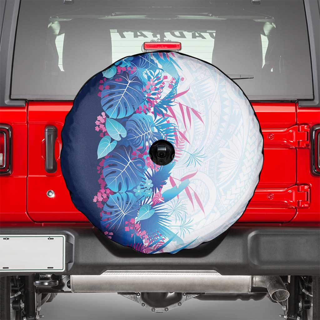 Hawaii Tropical Plant UliUli Spare Tire Cover Vibrant Polynesian Pattern