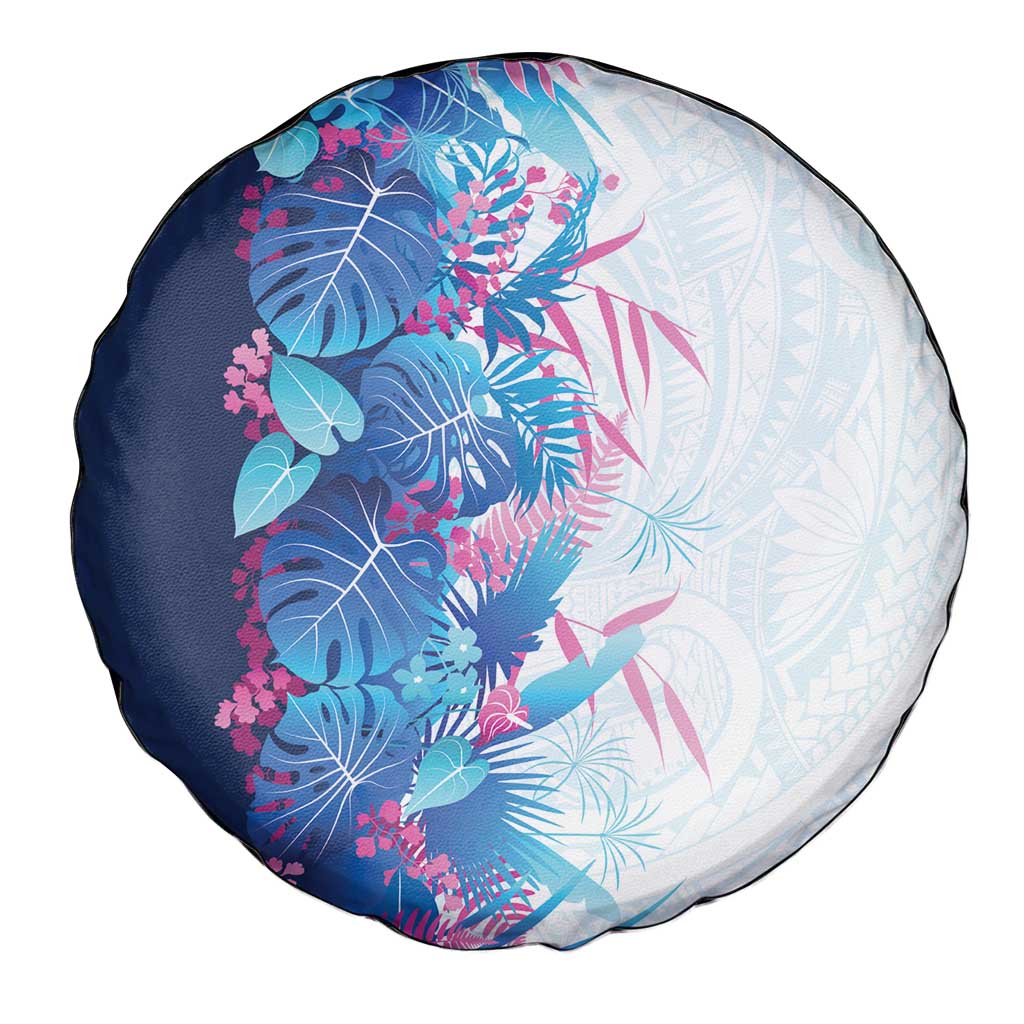 Hawaii Tropical Plant UliUli Spare Tire Cover Vibrant Polynesian Pattern