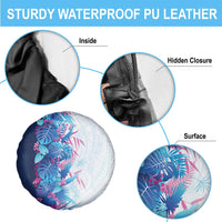 Hawaii Tropical Plant UliUli Spare Tire Cover Vibrant Polynesian Pattern
