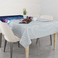 Hawaii Tropical Plant UliUli Tablecloth Vibrant Polynesian Pattern