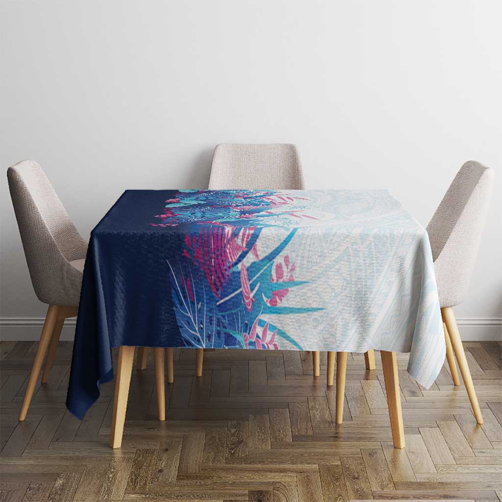 Hawaii Tropical Plant UliUli Tablecloth Vibrant Polynesian Pattern