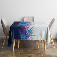 Hawaii Tropical Plant UliUli Tablecloth Vibrant Polynesian Pattern